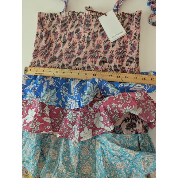 NWT Alix Of Bohemia Club Tropical Ruffle DressSize Large - Picture 11 of 13